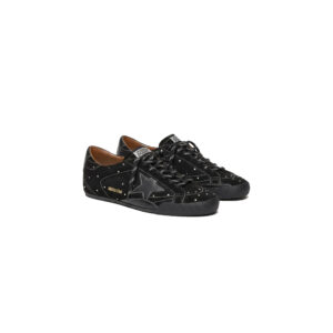 True-Star in black suede with Swarovski crystals
