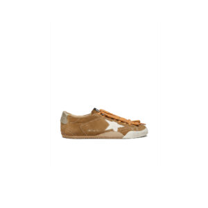 True-Star in tobacco-colored suede with white star