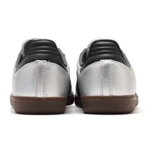 Adidas Samba OG Silver Metallic Black Gum