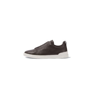 ZEGNA Triple Stitch™ Sneakers – Brown / White