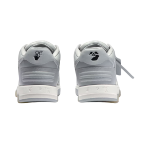 OFF-WHITE Out Of Office Calf Leather – White Grey