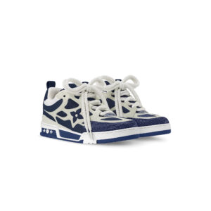Louis Vuitton Trainer Sneaker – White/Navy Blue