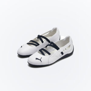 Puma Speedcat Ballet Sneaker – White/Navy Blue