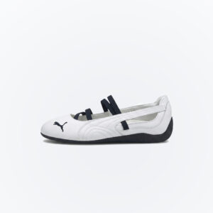 Puma Speedcat Ballet Sneaker – White/Navy Blue