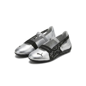 Puma Speedcat Ballet Sneaker – Metallic Silver/Black