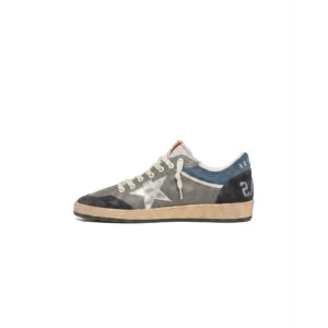 Golden Goose Ball Star Sneaker – Grey/Navy Blue