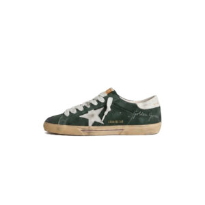 Golden Goose Ball Star Sneaker – Dark Green/White