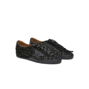 Golden Goose True-Star Sneaker – Black/Black Studded
