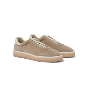 Loro Piana Tennis Walk Sneaker Suede Calf Split Windy Dunes