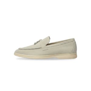 Loro Piana Summer Walk Loafer – Suede – Ivory