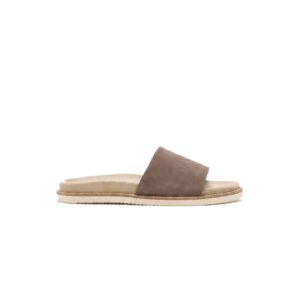 BRUNELLO CUCINELLI Suede Double-Strap Sandals