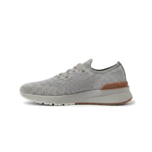 BRUNELLO CUCINELLI Cotton sneakers in grey
